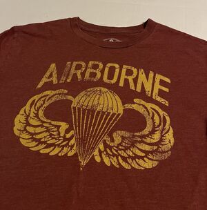 Special Operations Association Airborne T-Shirt LARGE Military 101st 82nd USA